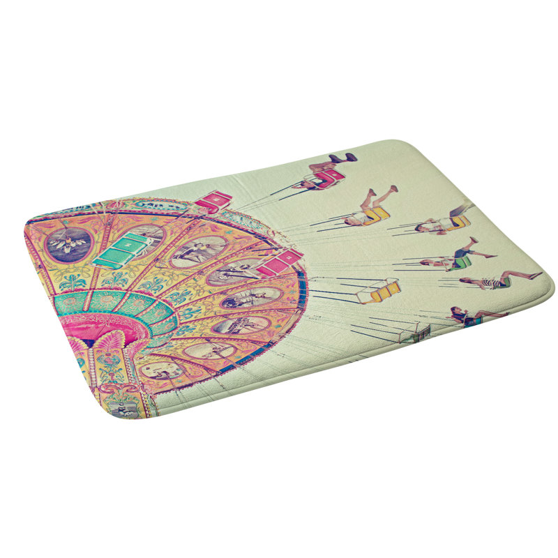 Tapis pour salle de bain dizzying haut