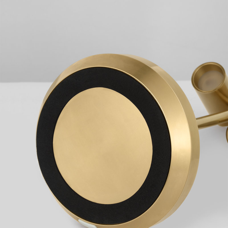 Doppia Short Accent Rechargeable Table Lamp, Gold