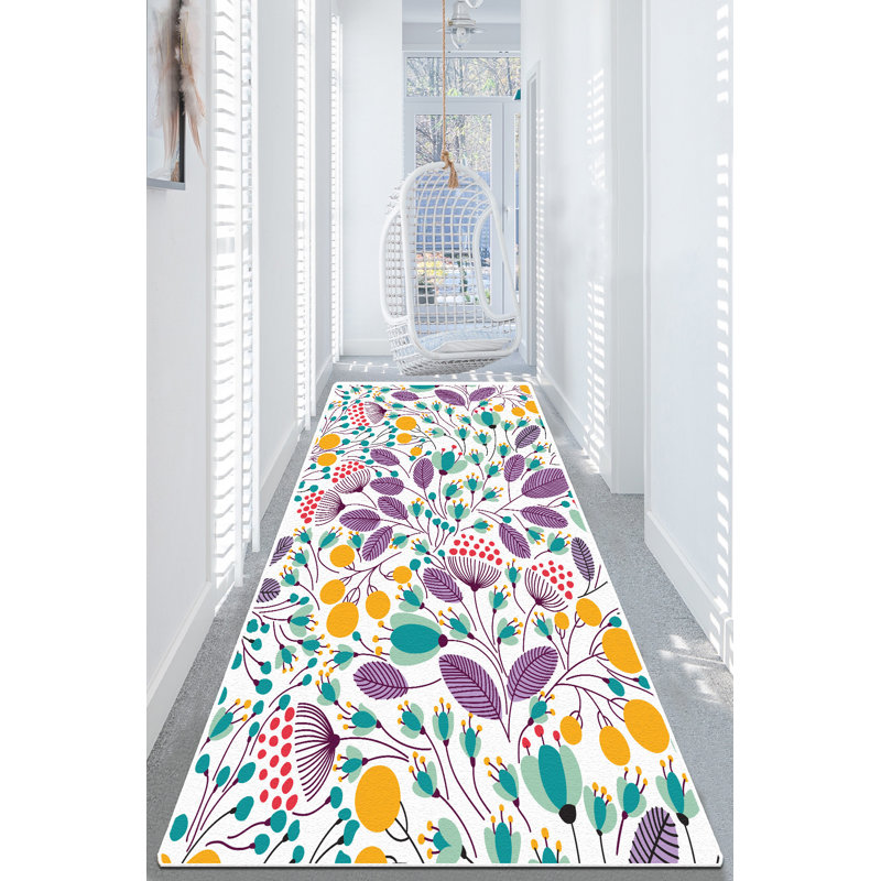 Premium Hall Carpet, 100% Polyester, 59 x 118 Inches | 10 mm Pile Height, Antibacterial, Non-Slip Base | Machine Washable, Easy Care | Ideal for Entryways & Living Spaces, Soft & Durable Design