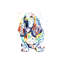 Basset Hound Baily by Lisa Whitehouse - Wrapped Canvas Painting-1210225849