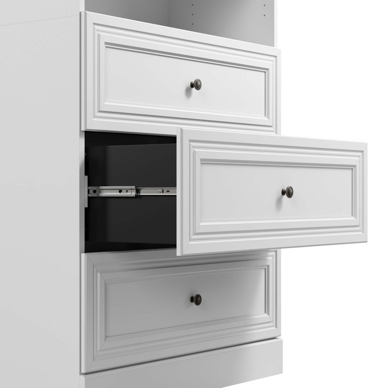 Arthor 107"W Closet System, White