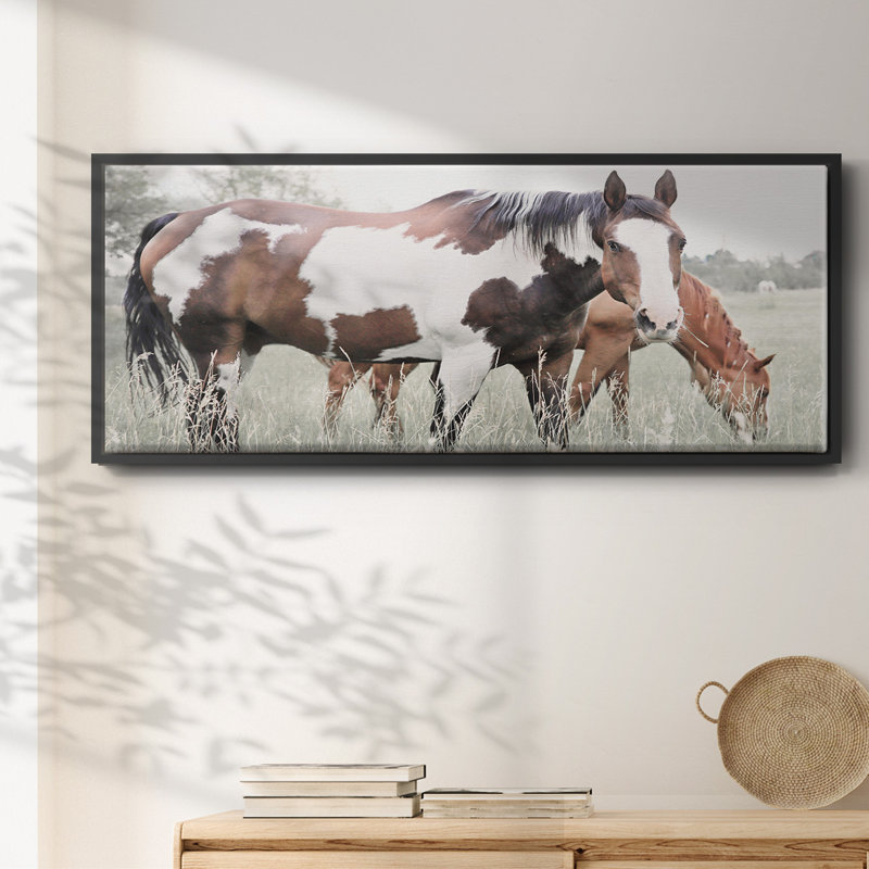 Grazin'- Framed Canvas