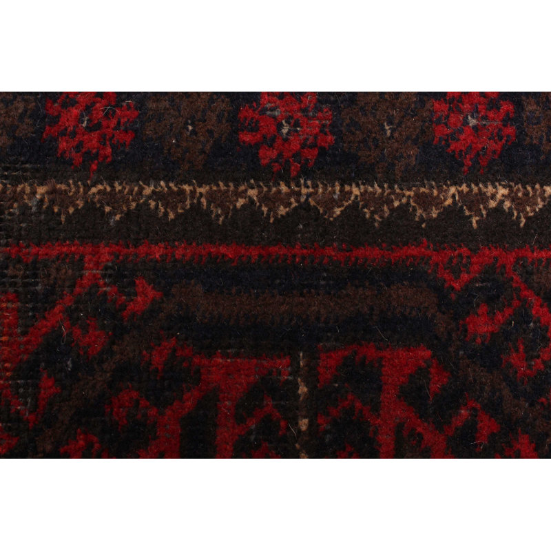 Tapis bleu marine Baluch 3 pi 3 po x 6 pi 5 po