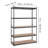 Mariapaula Steel Height -Adjustable Shelving Unit-1118290392