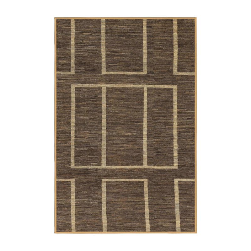 Tapis abstrait moderne 1713, Rectangle 2 pi x 4 pi