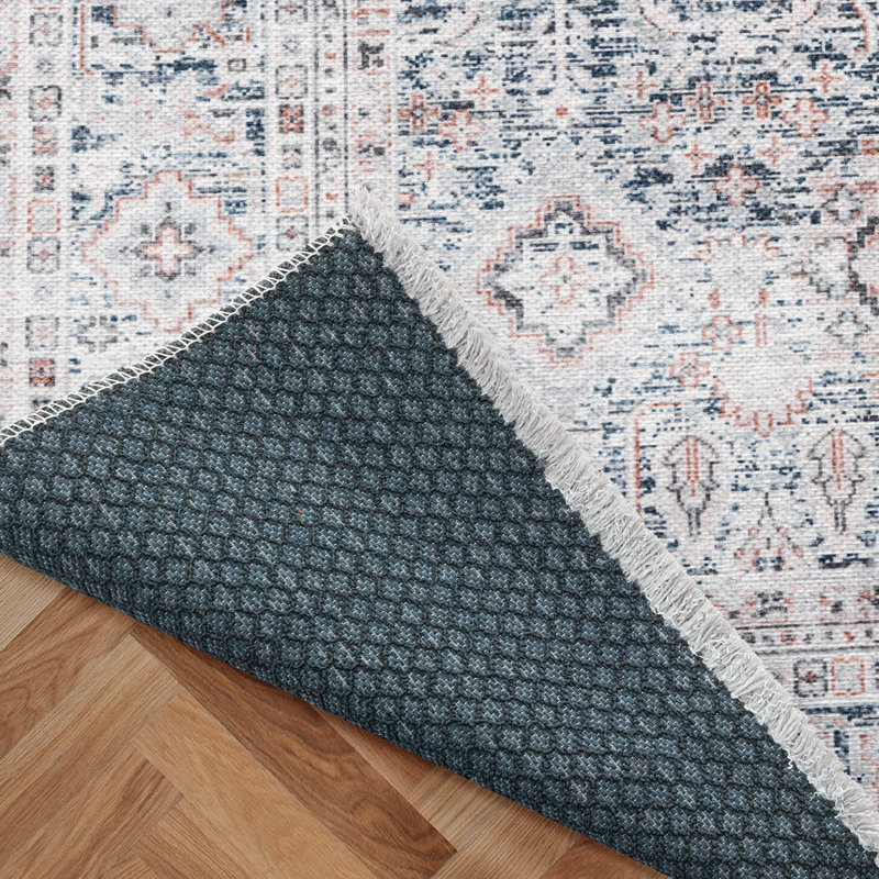 Tapis oriental en chenille tissé à la machine Markjello, Rectangle 6 pi 6 po x 9 pi 6 po