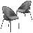 Urbane Modern Upholstered Dining Chair In Vinyl With Curved Back Design For Home And Kitchen Arm Chair-338733244