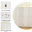 Paravents avec panneaux d'intimité en bois H 66,8 po-2003473779-2003473777