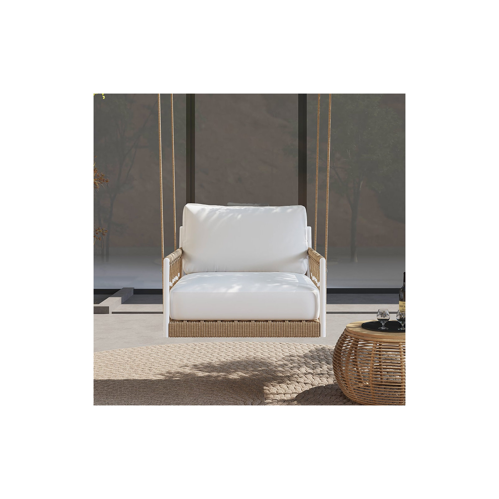 Oakley Rope Outdoor Swing Chair
