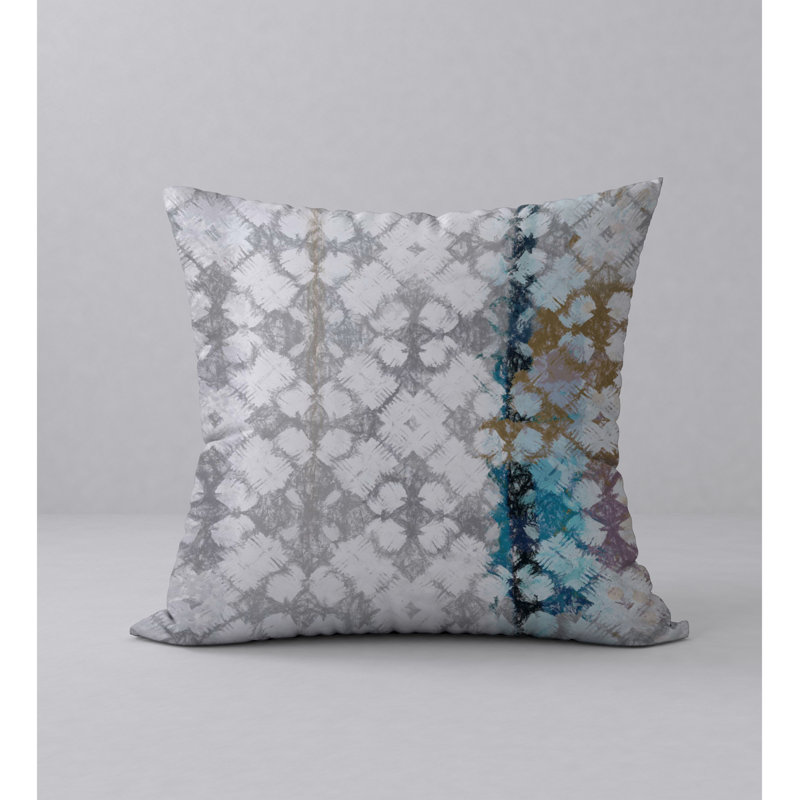 Housse de coussin décorative carrée et insert, 18 po x 18 po