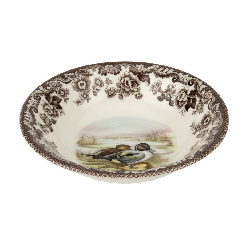 Spode Woodland Ascot Cereal Bowl 8" Pintail