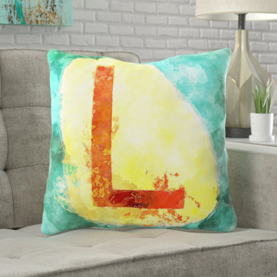 Coussin décoratif alphabet Douglass