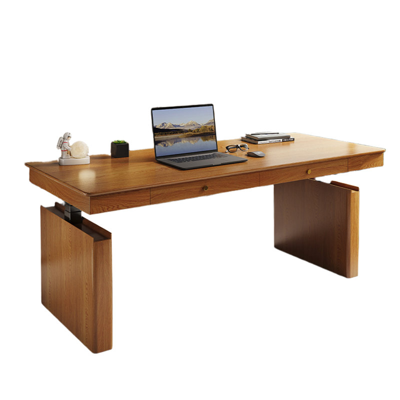 Bureau électrique à hauteur réglable Nordic Minimalist, H 27,56 po x l 70,86 po x P 31,5 po