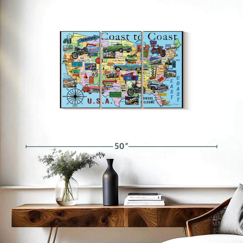Coast To Coast V, 20" H x 33" W
