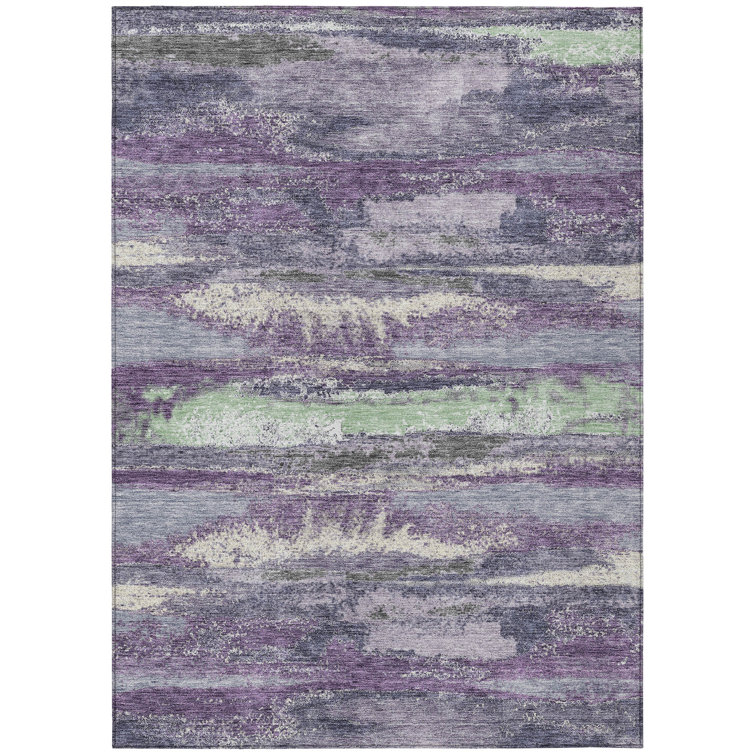 Aleighna Area Rug with Non-Slip Backing