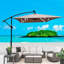 Parasol lumineux à énergie solaire à DEL-1490552924