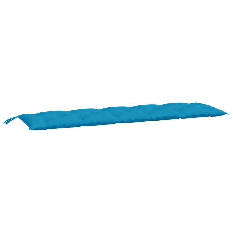 Coussin de siège d'extérieur, Bleu clair, 70,9 po x 19,7 po