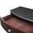 Camellia Field 3-Drawer Nightstand with Marble Top
