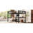 Black Queen Loft Bed Made Of Metal With Power Outlet And Diy Smart , Creating Separate Spaces For Work Play, Desk Charging Four - Side Protection Space Saving Led Comes Study Or Gaming, Protective