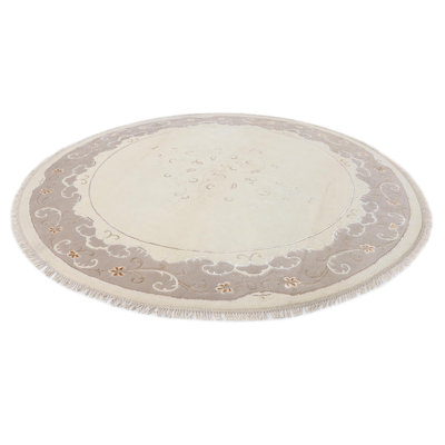 Round Howard Beige Rug