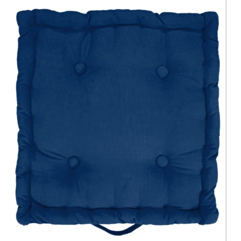 Samyo 45x45+10cm Box Cushion Seat Cushion, Navy