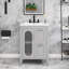 Meuble-lavabo simple 24 po avec plateau en céramique Minatare