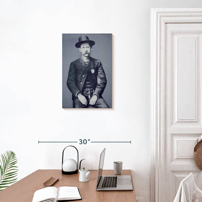 Lelar Wyatt Earp June 1883, 24" H x 16" W
