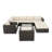 Jossif 9 - Person Patio Conversation Sets with Cushions