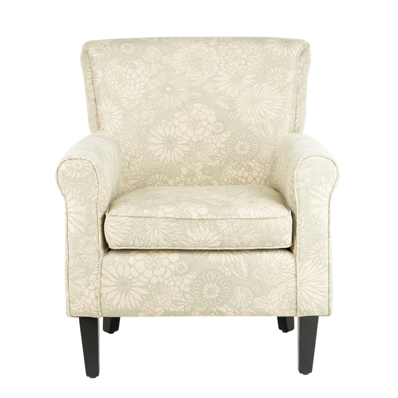Fauteuil de 30 po de largeur, 100% polyester blanc