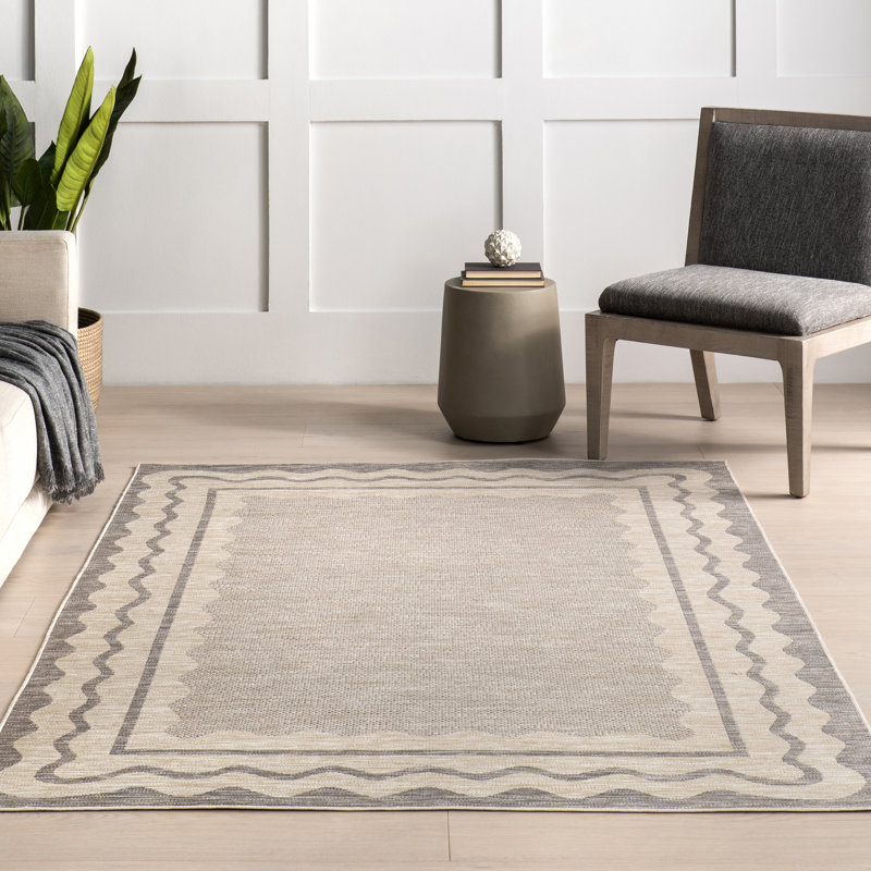 Wrenlee Geometric Indoor/Outdoor Area Rug, Rectangle 48" x 72"