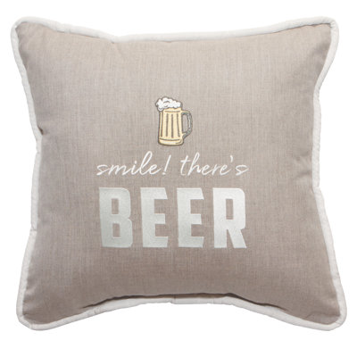 Embroidered Sunbrella® Outdoor Throw Pillow