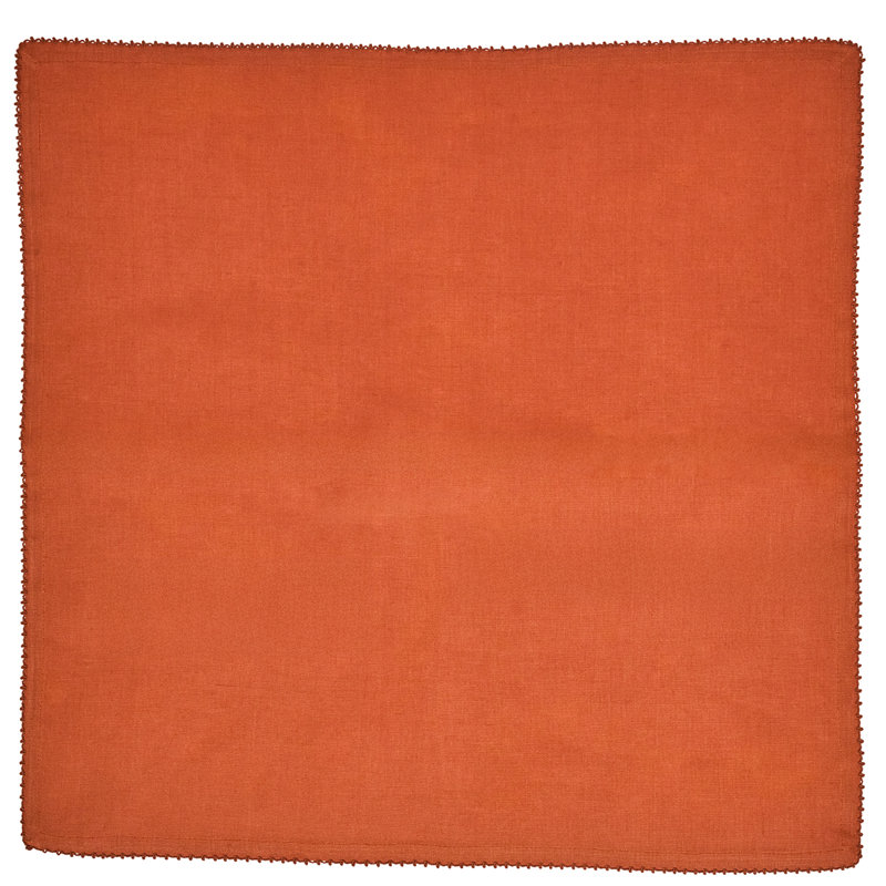 Berry Scallop Napkin, Pumpkin