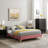 Sutton Performance Velvet Bed Frame-195014837-195014846