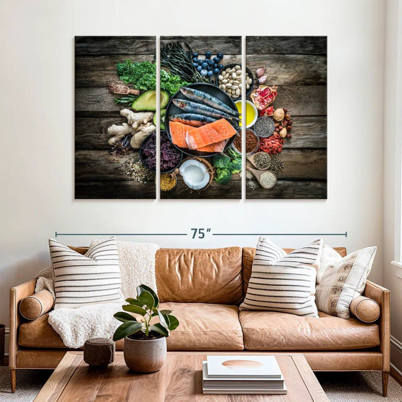 Yarlin Good And Healthy Food, 42" H x 65" W