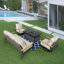 Ensemble de conversation d'extérieur 5 personnes Quaniqua-621449148-642870027