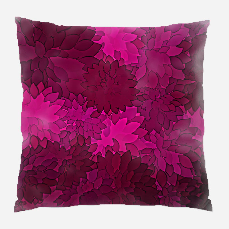 Outdoor Reversible Throw Pillow, Microsuede, Indoor