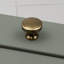 30mm Antique Brass Layered Round Knob