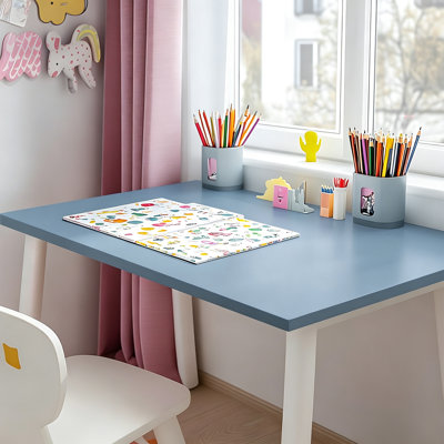 Kaboon Universal Tabletop, Solid One-Piece Melamine Table Top, Home and Office Countertop