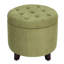 Repose-pieds de rangement rond capitonné de 19,7 po Vella-1142378513