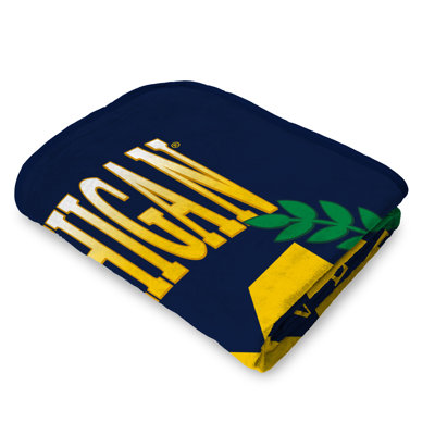 Michigan Wolverines NCAA Plateau Silk Touch Throw Blanket 46X60 Inches
