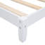Lit de jour double blanc / en bois massif - Style Mid-Century moderne classique pour un lit à la maison avec des lattes élégantes-547301126-547301129