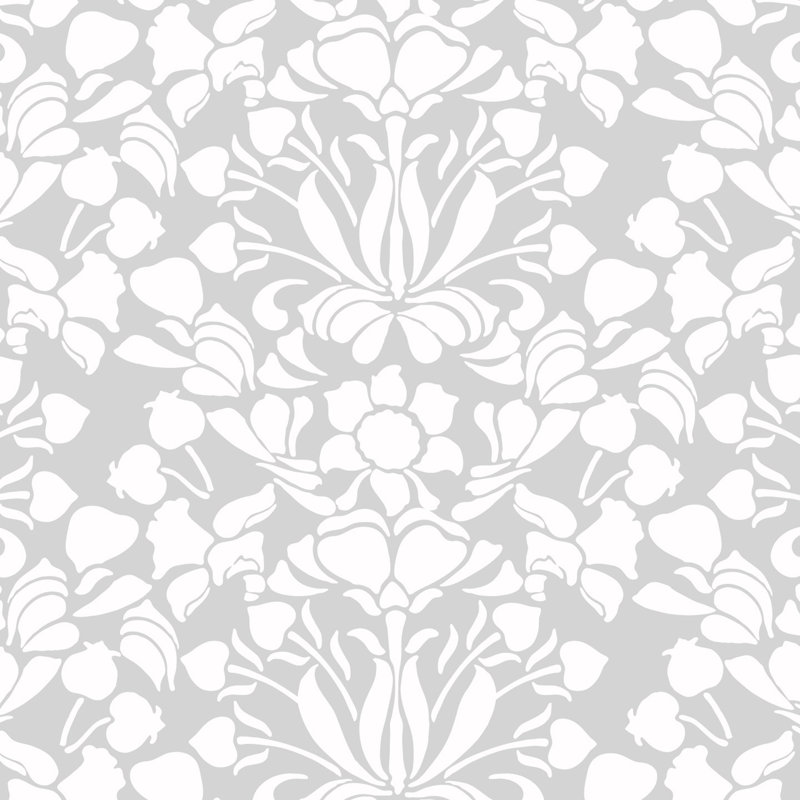 Nomad Snapdragon 10' L x 24" W Wallpaper Tile, Pencil, Faux Grasscloth, Non-pasted