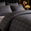 Luxury Double Brushed Microfiber Reversible Duvet Cover Set with Zipper Closure and Corner Ties-122586775-125854540