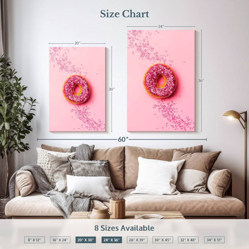 Yarlin Doughnut, 36" H x 24" W
