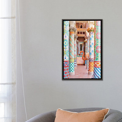 " Flamingo Pillars " by Erin Summer