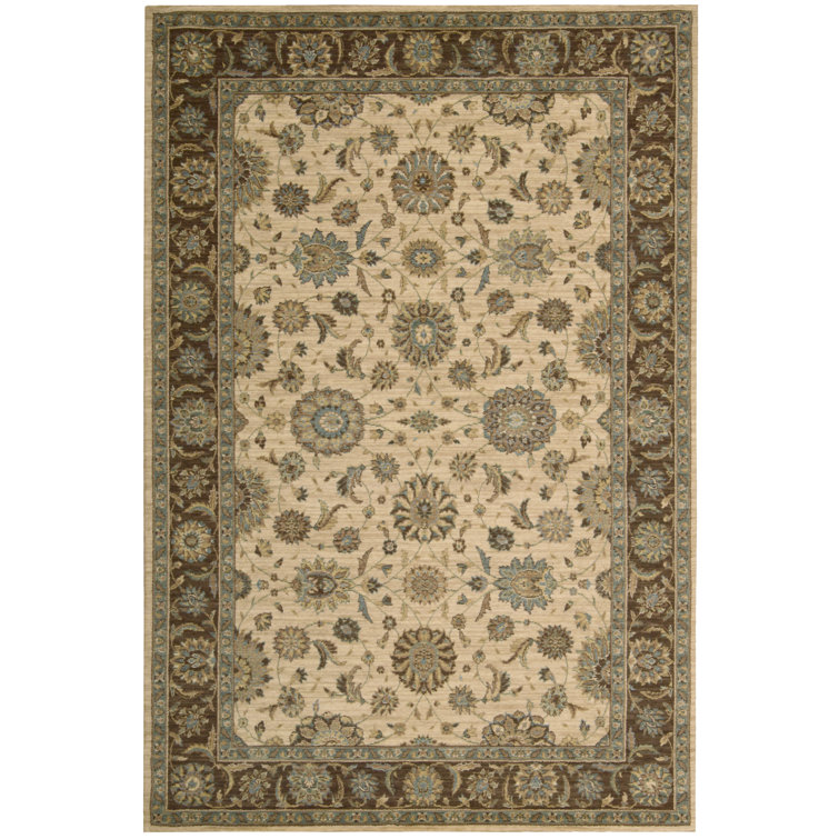 Bardwell Oriental Wool Area Rug