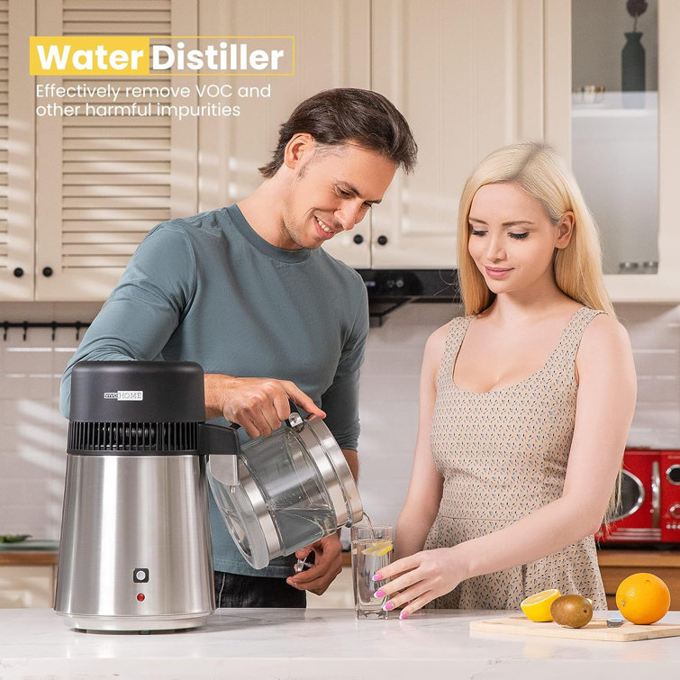 Stainless Steel Countertop Distilled Water Machine VIVOHOME