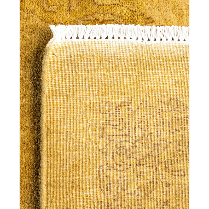 Overdyed One-of-a-Kind 3' 1" X 5' 5" Hand Knotted Area Rug
