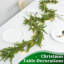 Guirlande de Noël avec lumières, guirlande de verdure de 6 pi avec minuterie 20 lumières DEL pommes de pin artificielles décorations de Noël pour la maison