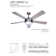 52'' Ceiling Fan with Light Kit